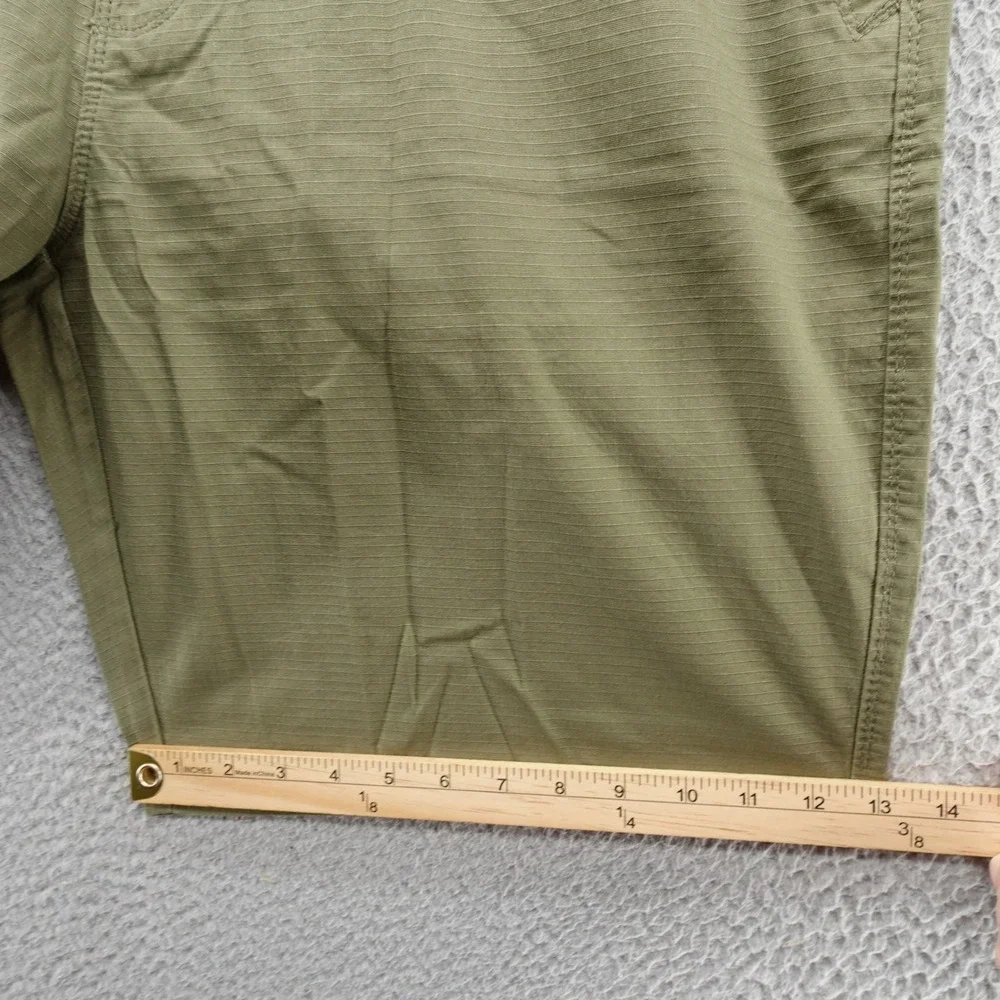 Weatherproof Mens Utility Shorts 40 Soft Olive Stretch Cargo Ripstop NEW